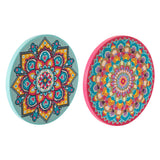 Toile de mandala de peinture de diamant de groupe d'artisanat créatif, 30 cm