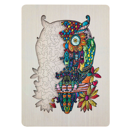 Creative Craft Group Wooden Jigsaw Puzzle Uil, 133st.