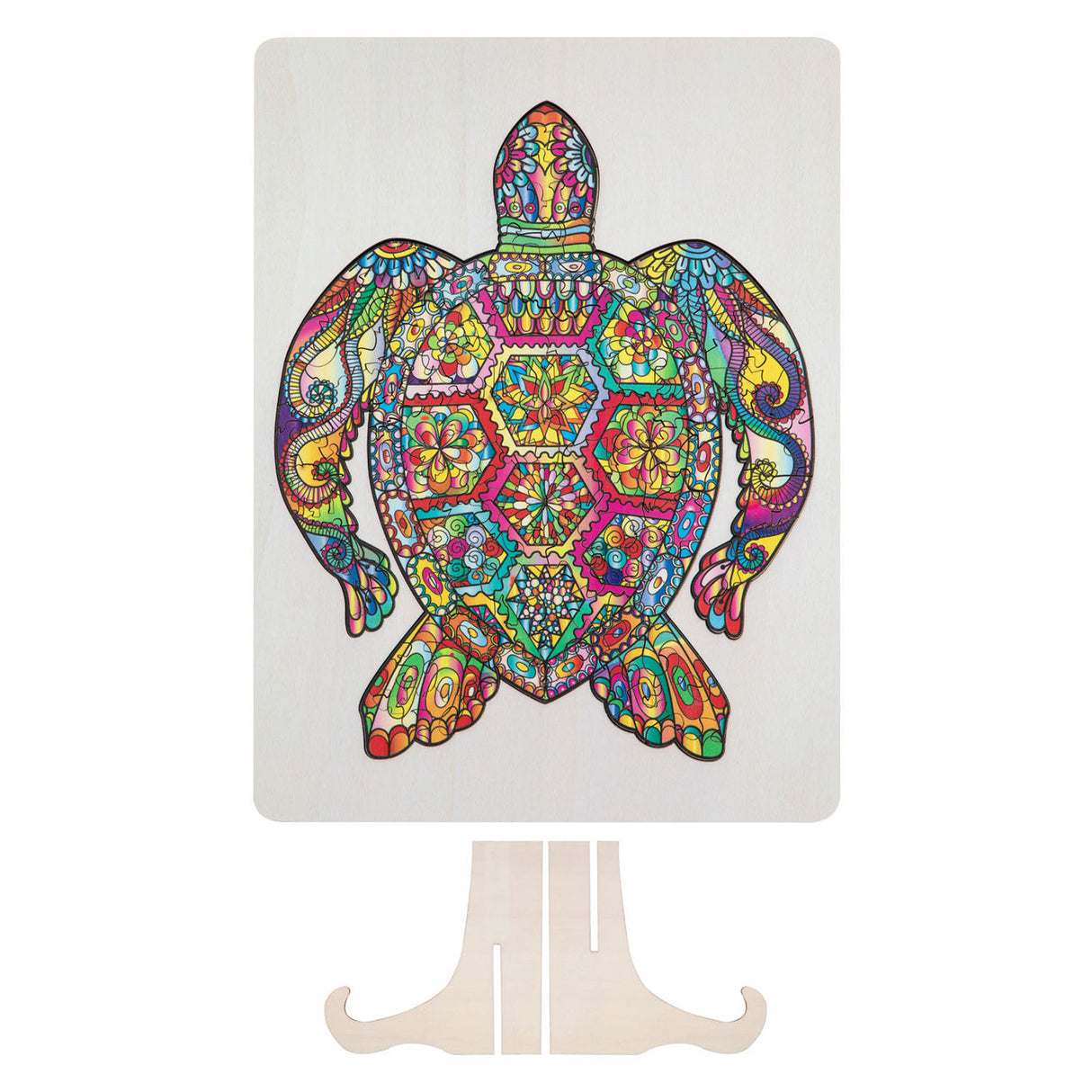 Creative Craft Group Lesena sestavljanka Puzzle Turtle, 130st.