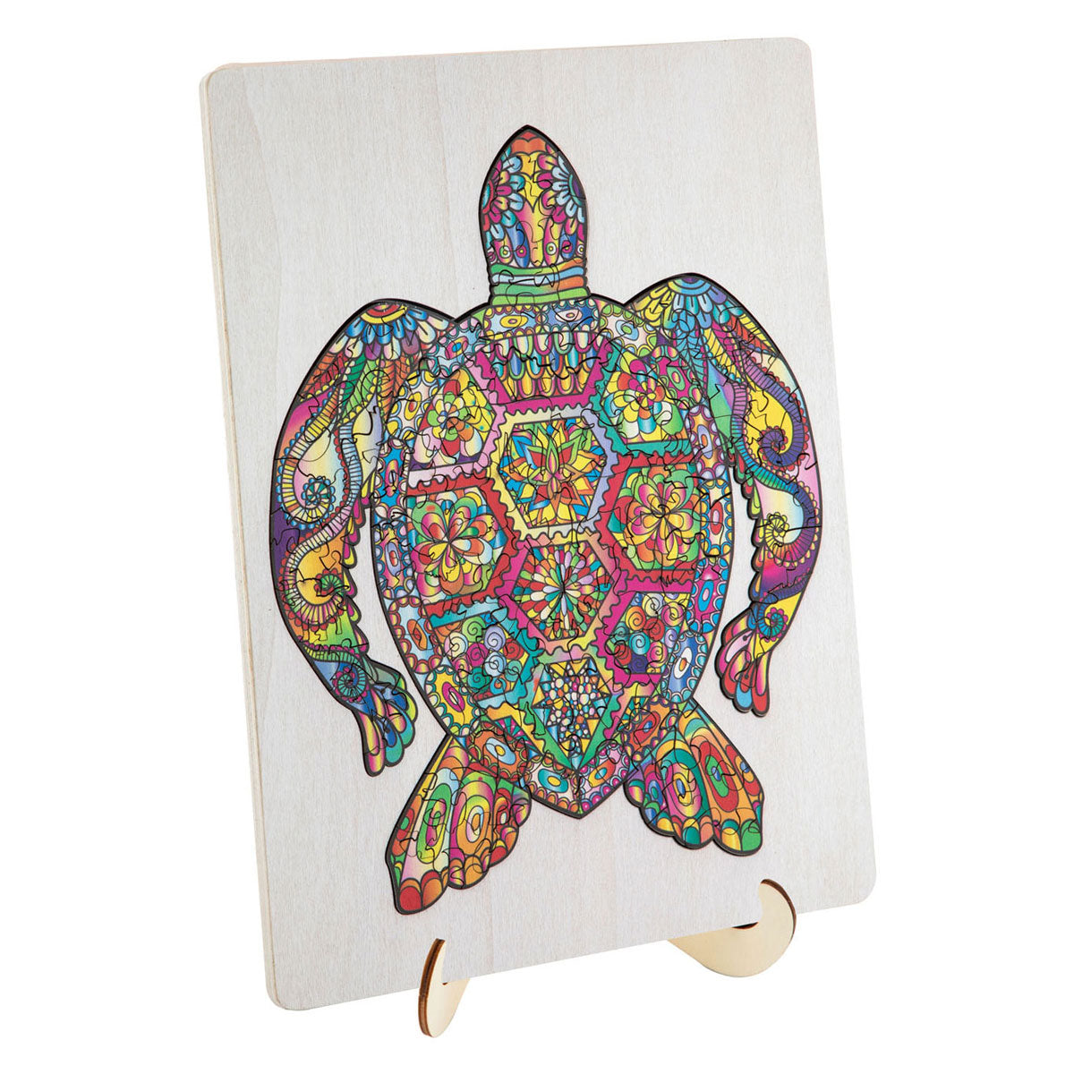 Creative Craft Group Lesena sestavljanka Puzzle Turtle, 130st.