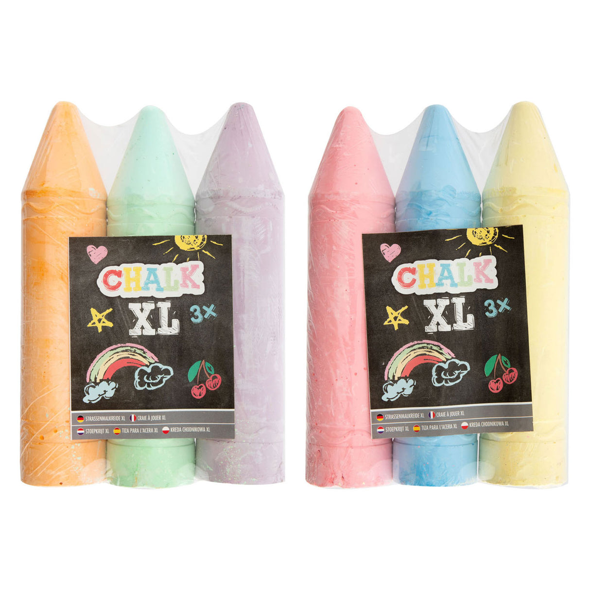 Creative Craft Group Sidewalk Chalk Color XL, 3st.