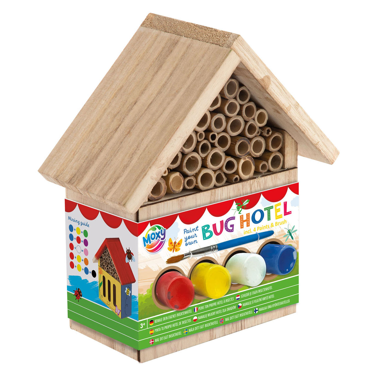 Creative Craft Group Pain your own wooden insect hotel paint set