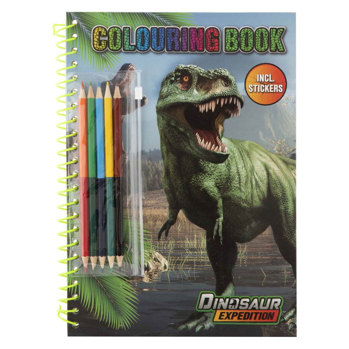 Creative Craft Group Dino Color Livre avec crayons