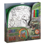 Groupe d'artisanat créatif Dino coloriez votre propre sac avec des marqueurs
