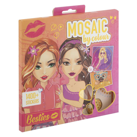 Mosaïque des besties du groupe d'artisanat créatif par couleur