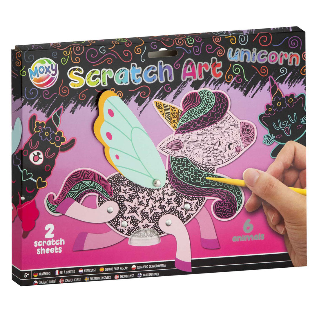 Scratch Art Dieren - a