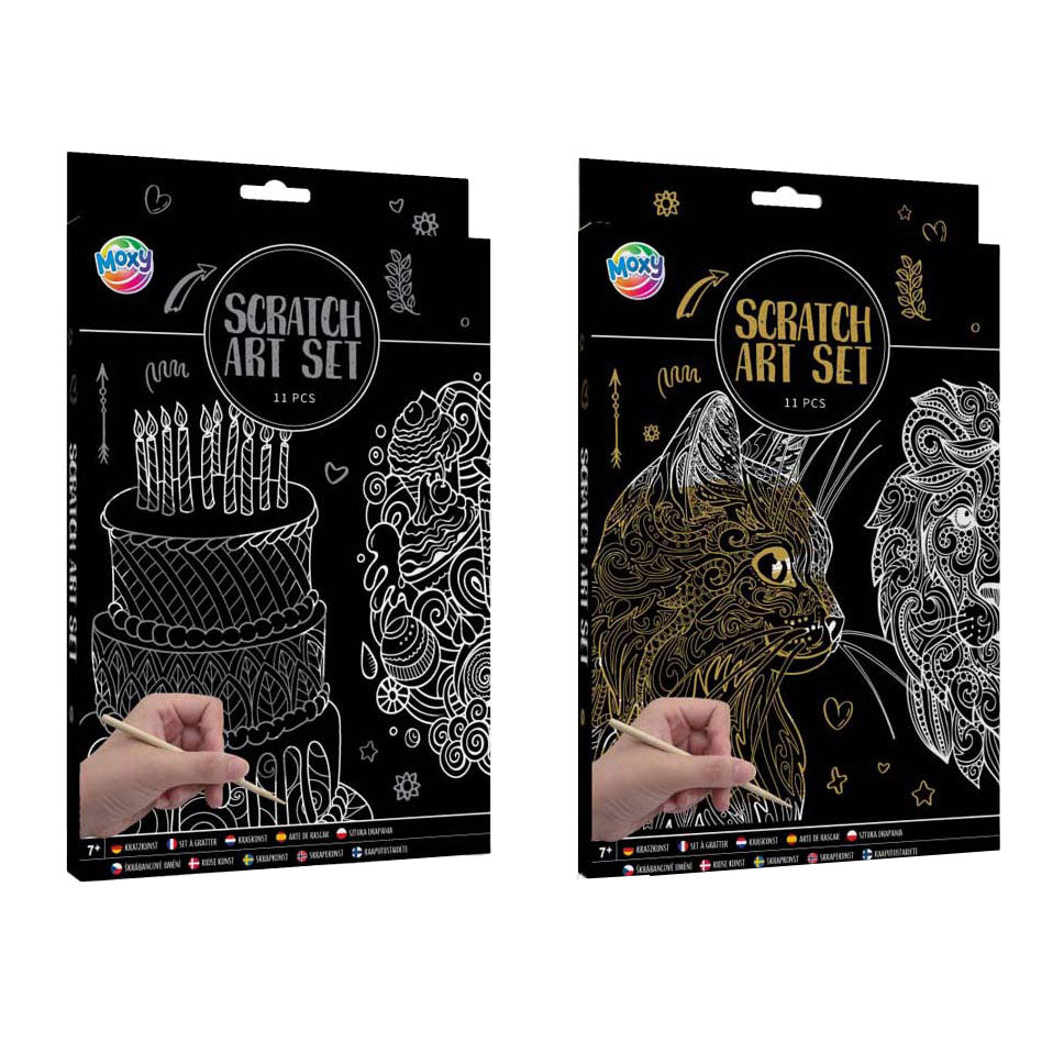 Ensemble d'art à gratter pour groupe d'artisanat créatif
