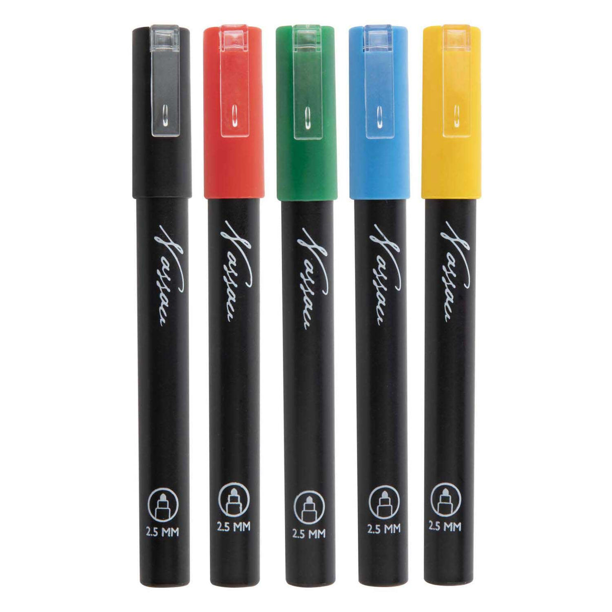 Stylos de groupe d'artisanat créatif marqueurs acryliques 5 pièces 13x19x2.5cm | 3 pièces