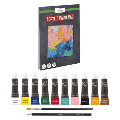 Boîte de peinture acrylique Creative Craft Group, 13 pcs.