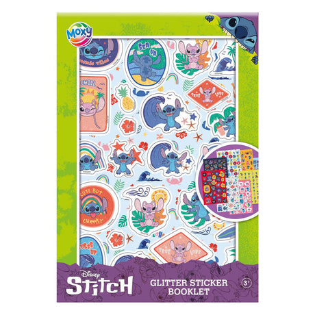 Creative craft group moxy stitch livre d'autocollants à paillettes - a5