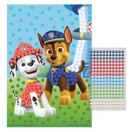 Groupe d'artisanat créatif Moxy Paw Patrol Bead Art - Taille A5