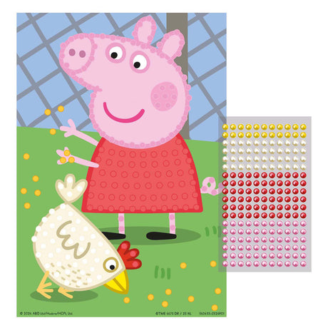 Groupe d'artisanat créatif artisanat d'art en perles Peppa Pig