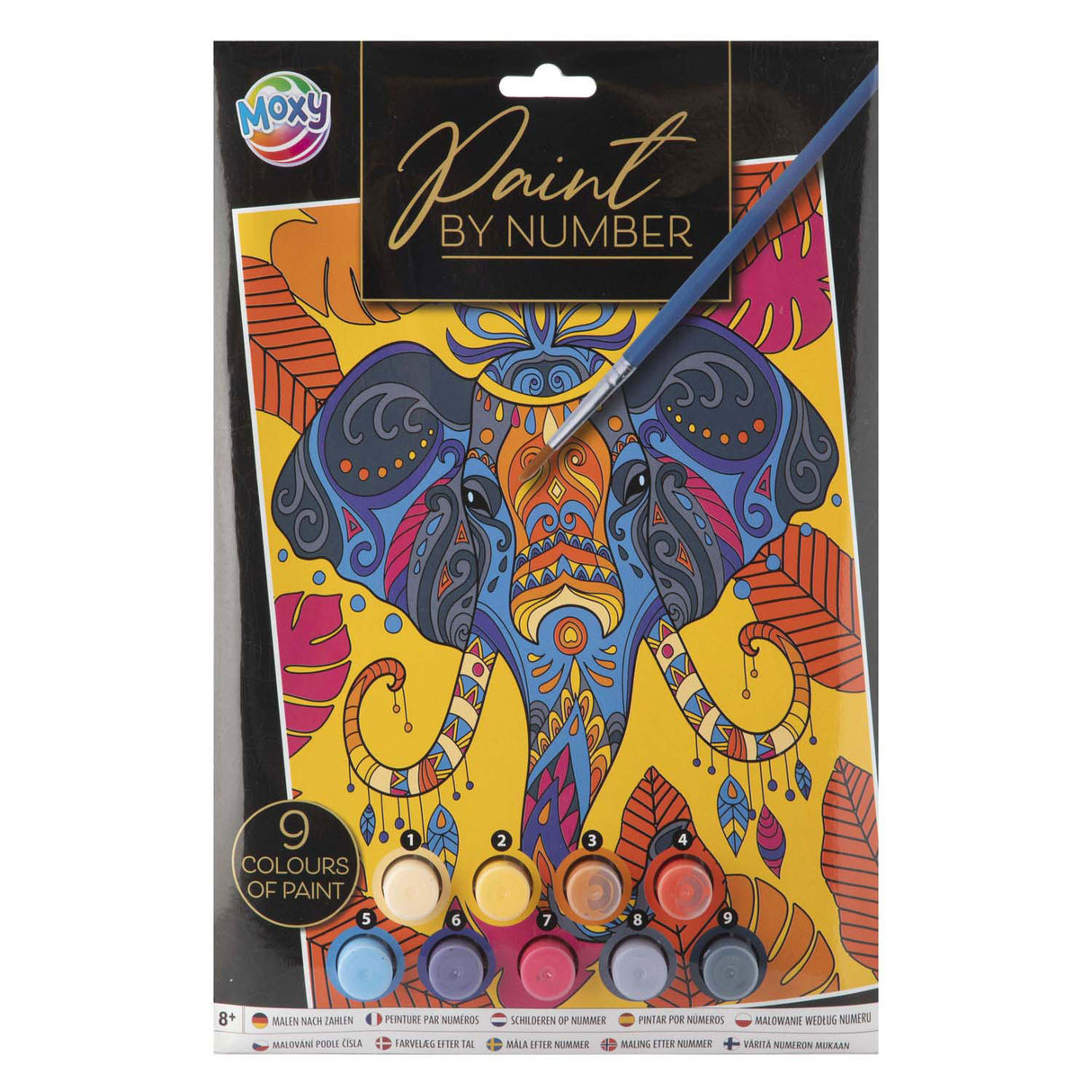 Peinture de groupe d'artisanat créatif par thème animal numéro