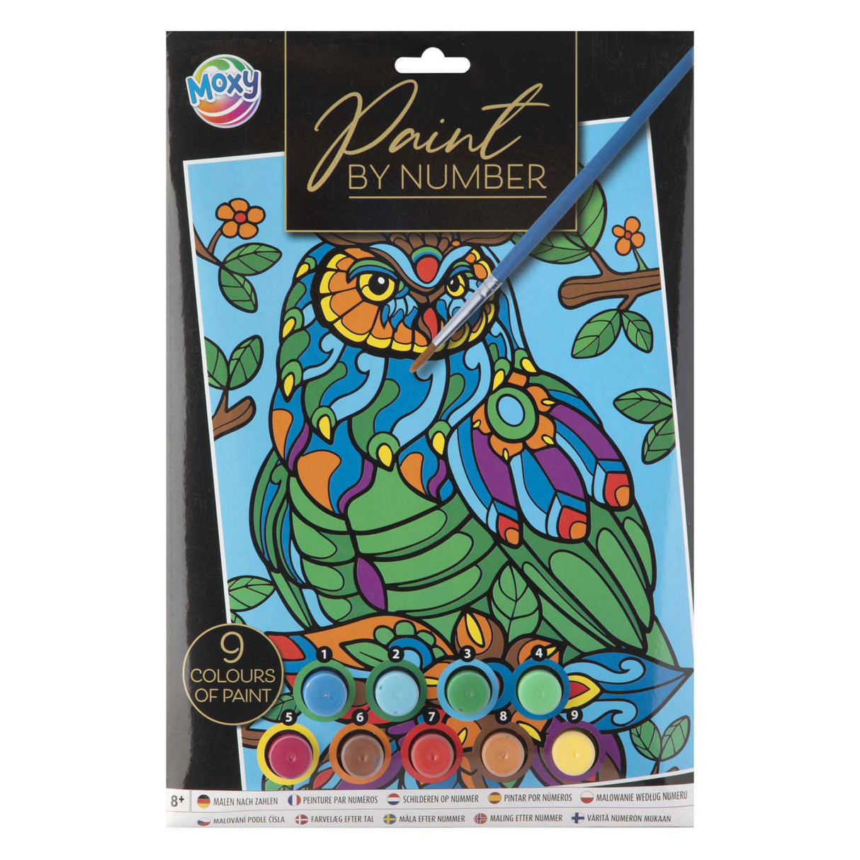 Peinture de groupe d'artisanat créatif par thème animal numéro