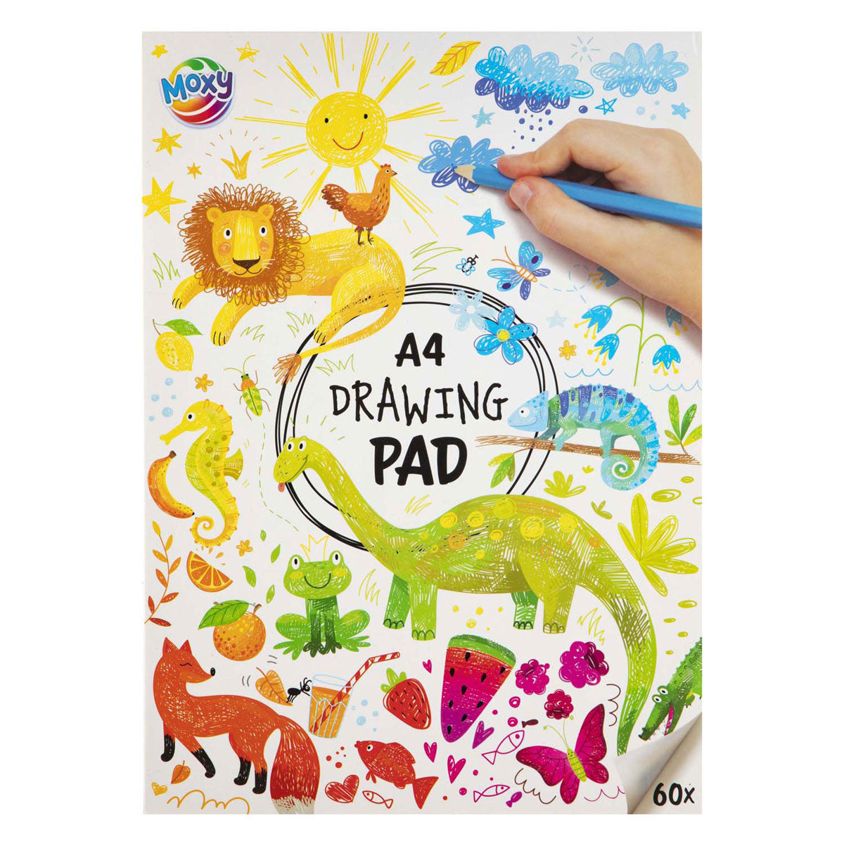 Bloc de dessin de groupe d'artisanat créatif a4 vierge, 60 feuilles