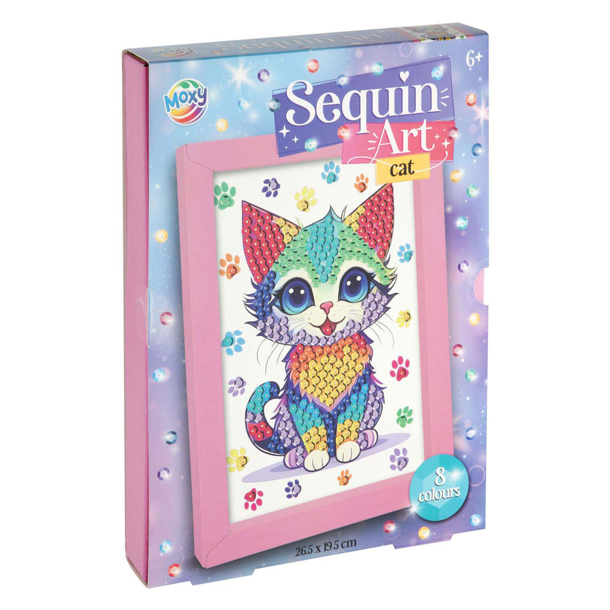 Un groupe d'artisanat créatif crée votre propre ensemble d'artisanat d'art à paillettes d'animaux, 8 couleurs