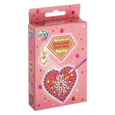 Porte-clés de peinture de diamant de groupe d'artisanat créatif