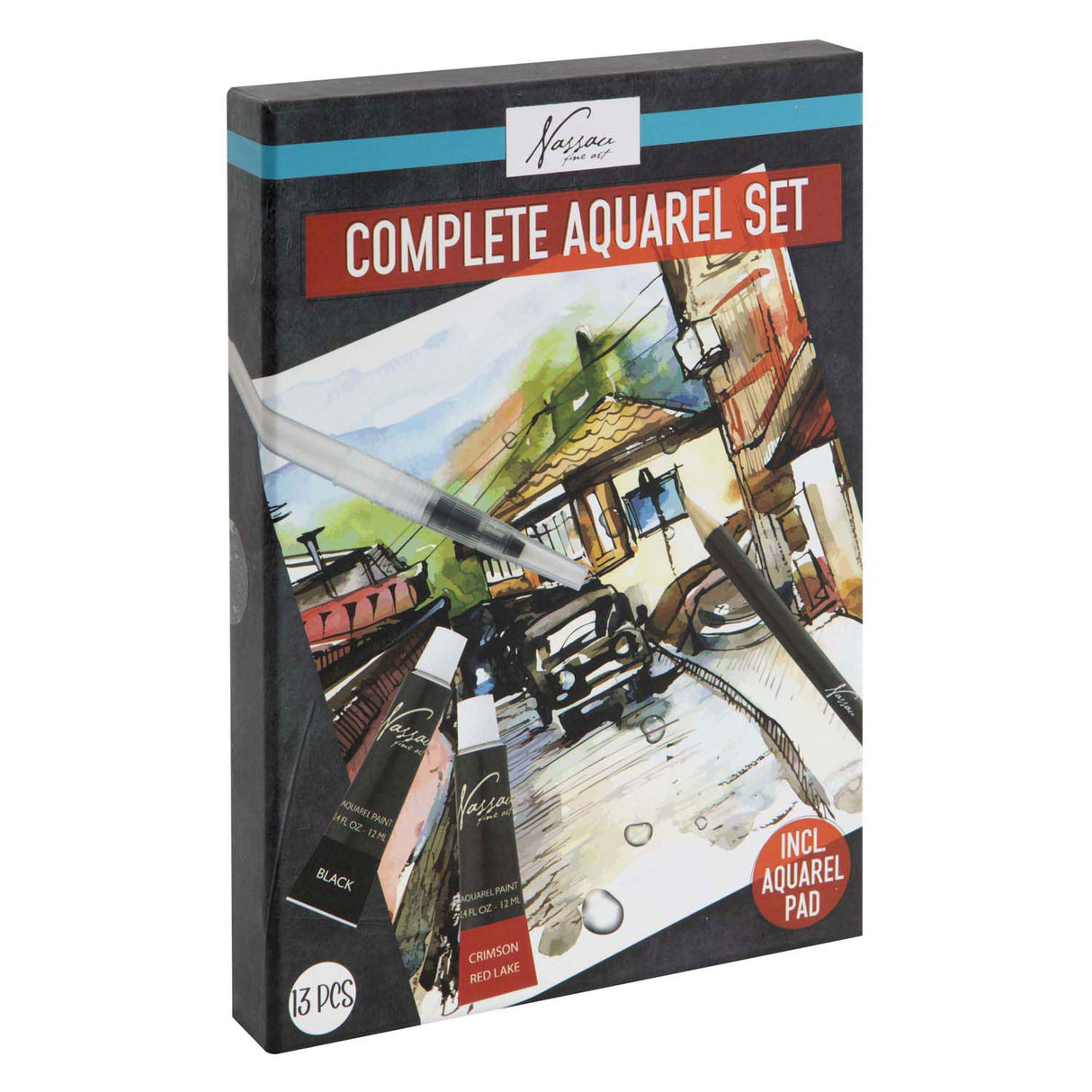 Boîte de peinture aquarelle Creative Craft Group, 13 pcs.