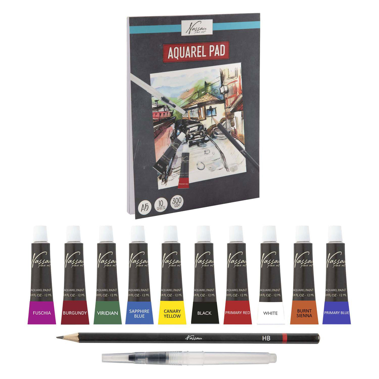 Boîte de peinture aquarelle Creative Craft Group, 13 pcs.