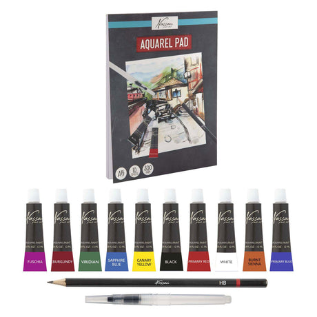 Boîte de peinture aquarelle Creative Craft Group, 13 pcs.