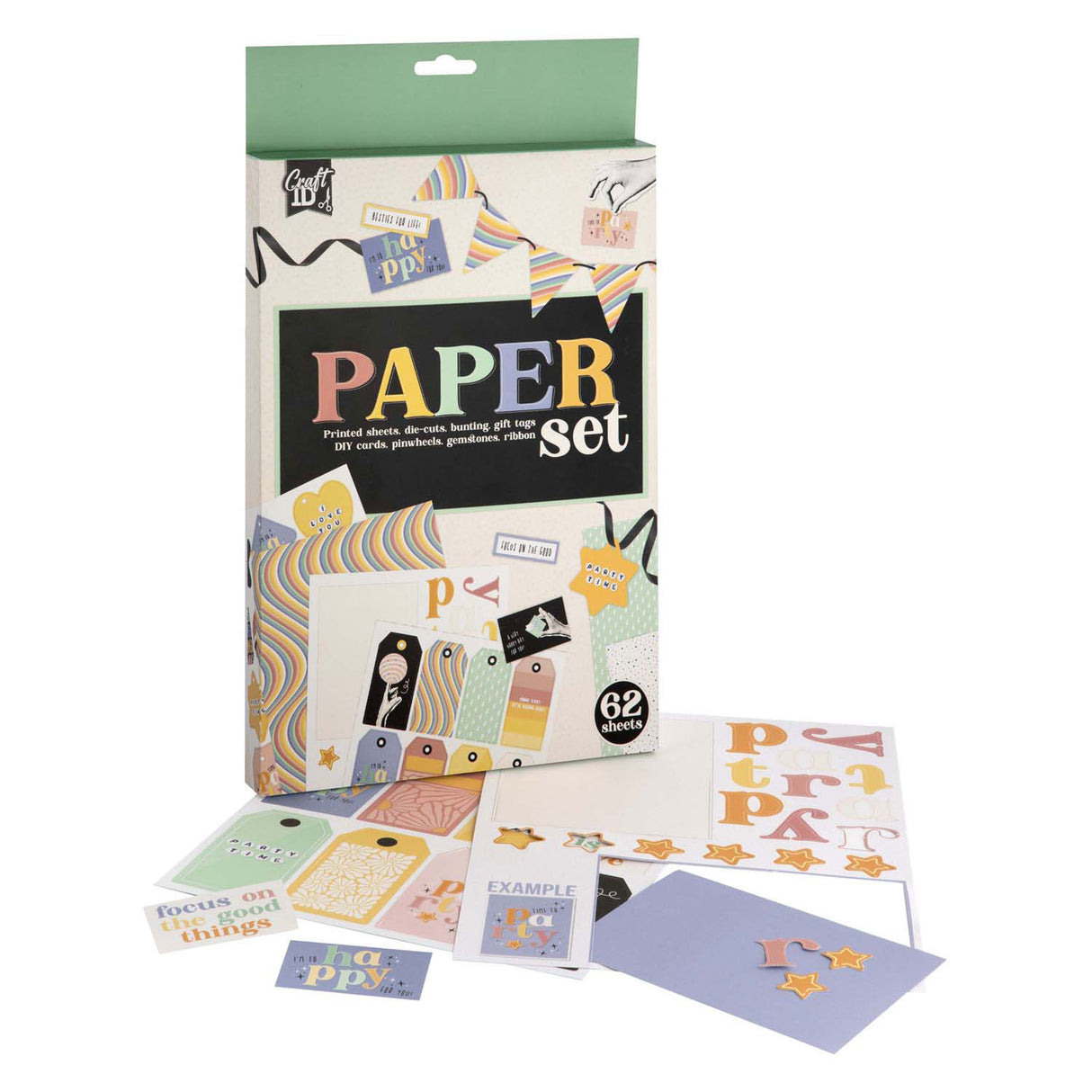 Papier artisanal de groupe d'artisanat créatif avec impression mixte A4