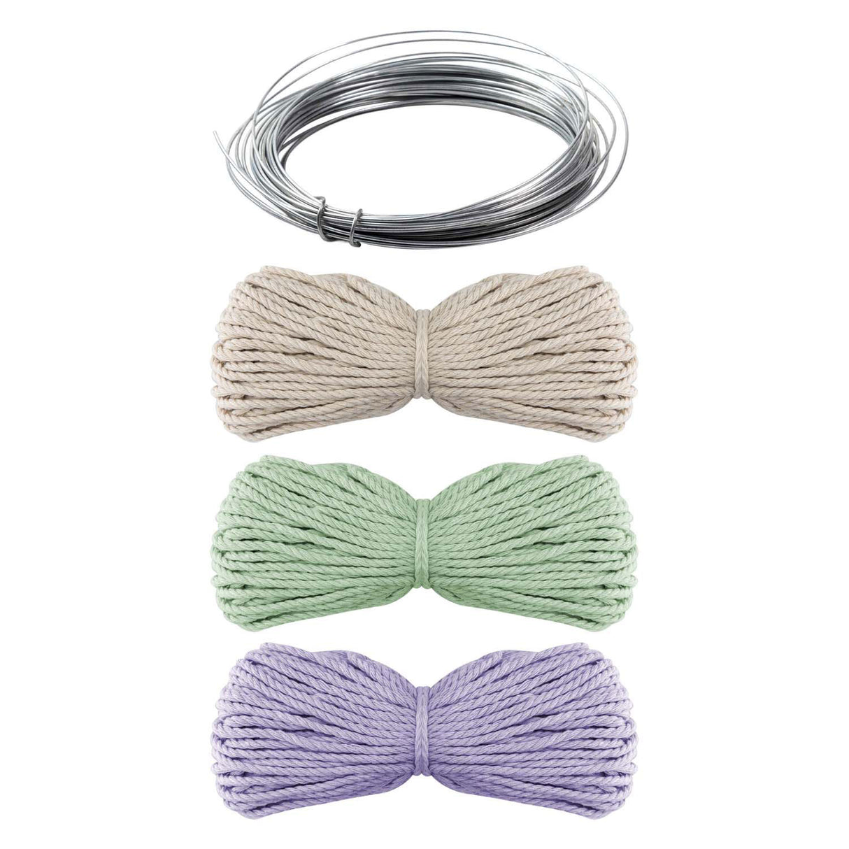 Groupe d'artisanat créatif décorant des bouteilles en macramé avec des fleurs