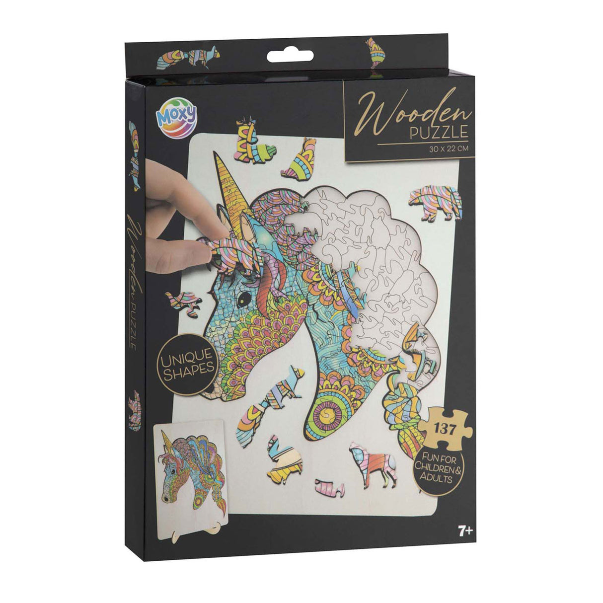 Kreative Handwerksgruppe Holz Jegin Puzzle Unicorn, 137st.