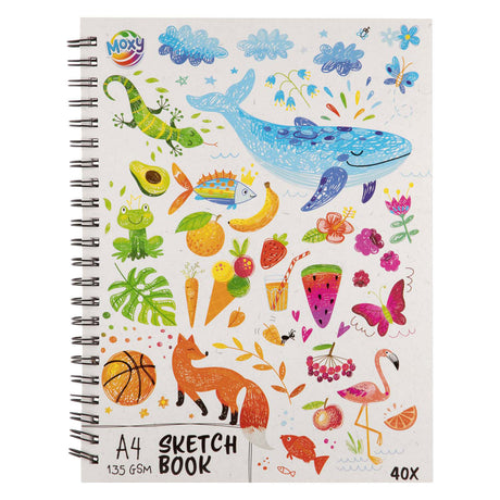 Carnet de croquis de groupe d'artisanat créatif a4, 40 feuilles