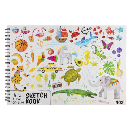 Carnet de croquis de groupe d'artisanat créatif a3, 40 feuilles