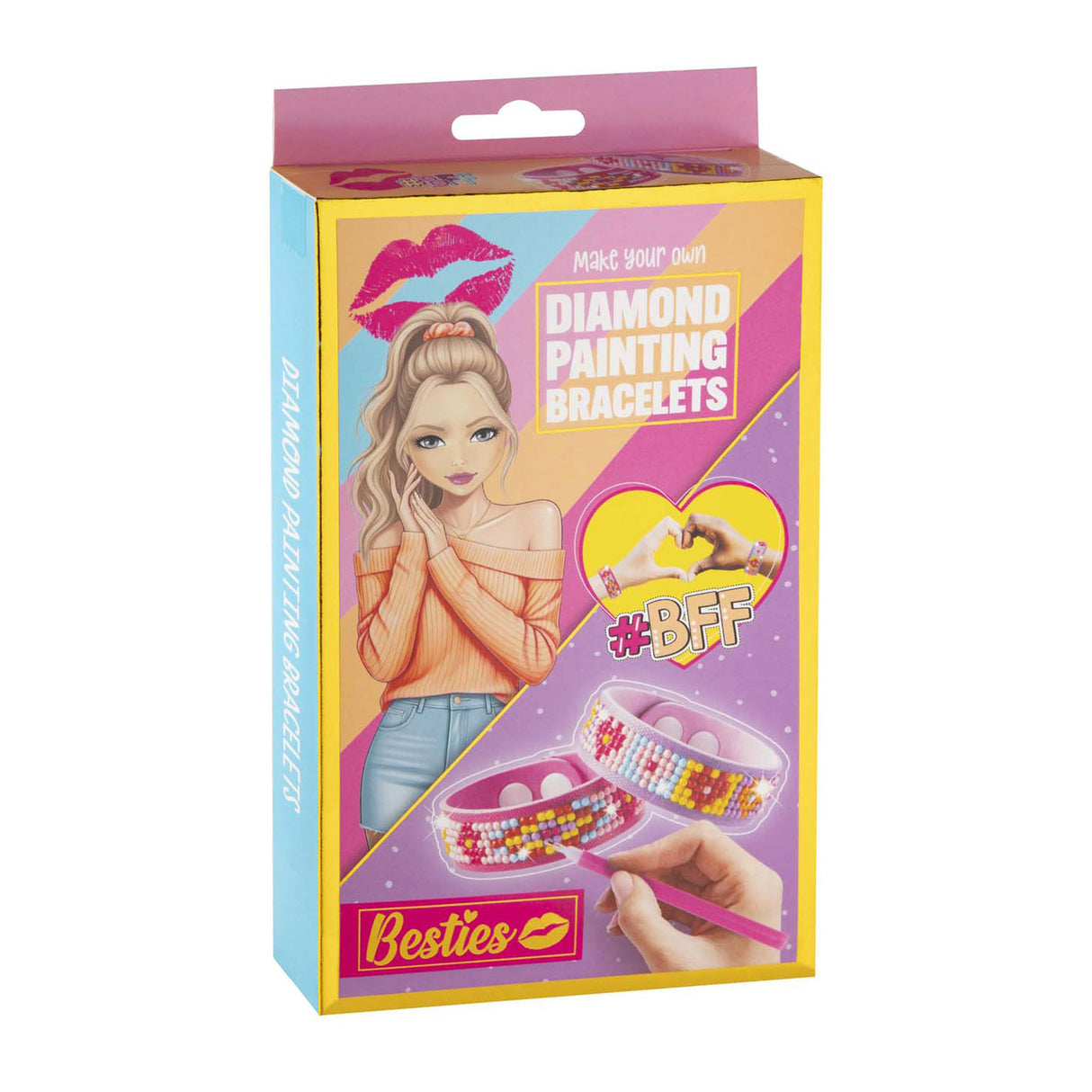 Bracelets de peinture diamant Besties du groupe d'artisanat créatif