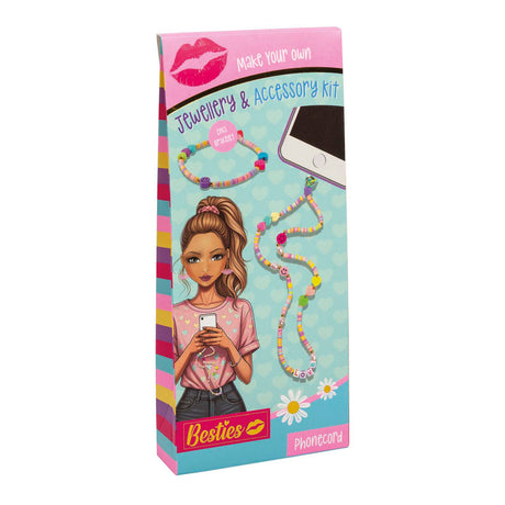 Besties myo ensemble d'accessoires de bijoux cordon téléphonique avec bracelet