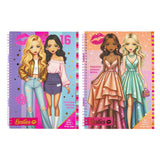 Livre de design de mode besties du groupe d'artisanat créatif a4 avec accessoires