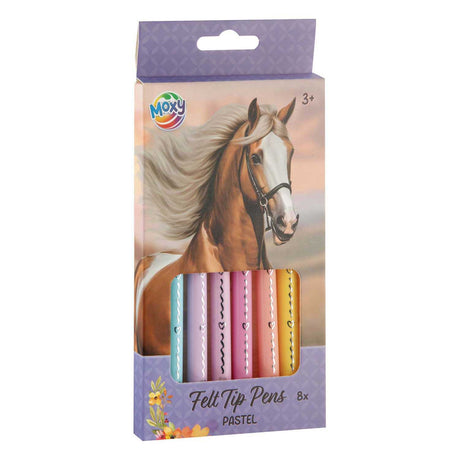 Groupe d'artisanat créatif feutres collection cheval pastel 8 pièces | 4 pièces