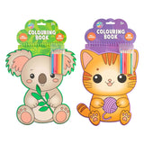 Livre de coloriage forme animale Moxy + crayons