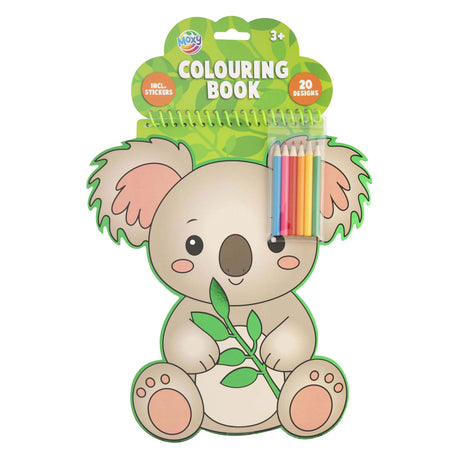 Livre de coloriage forme animale Moxy + crayons
