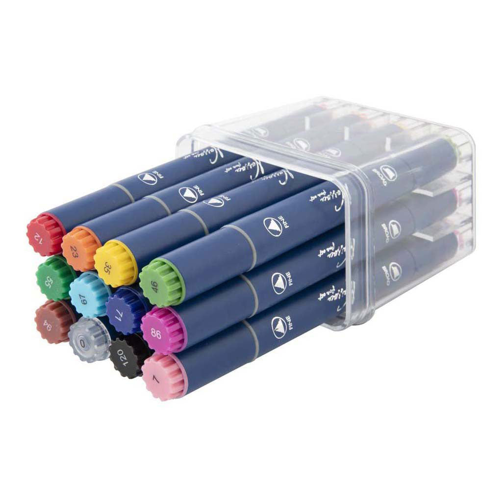 Creative Craft Group Nassau rond double marqueurs – 12 pcs.