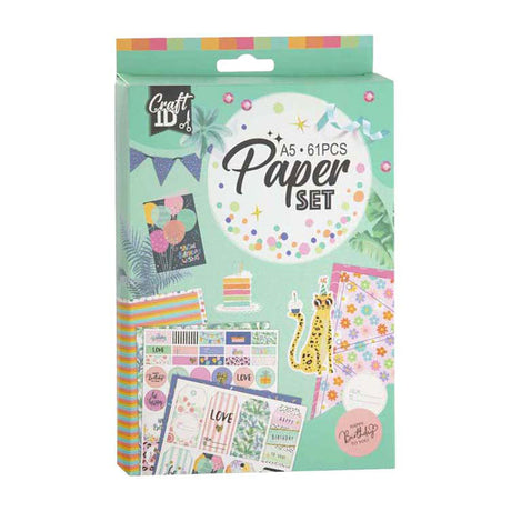 Creative craft group papier set a5 - 61dlg.