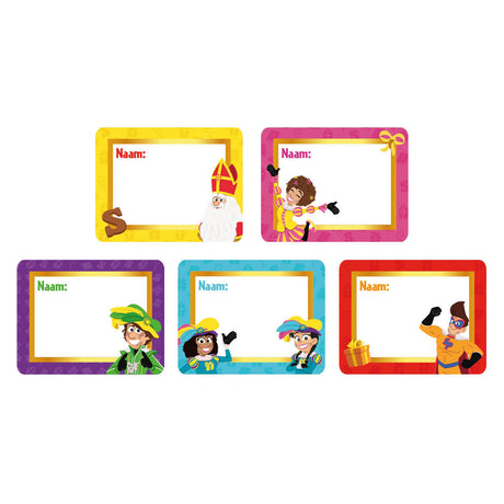 Creative craft group club van sinterklaas stickers op rol