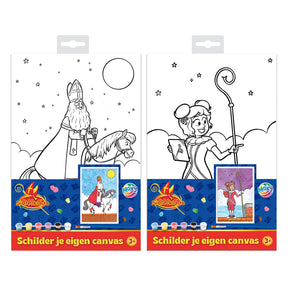 Creative craft group club van sinterklaas canvas a4