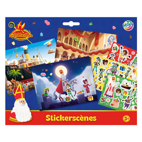 Creative craft group club van sinterklaas stickerscene - 23x28cm