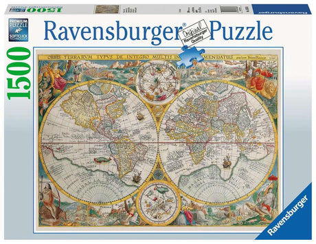 Ravensburger puzzle carte historique 1500pcs