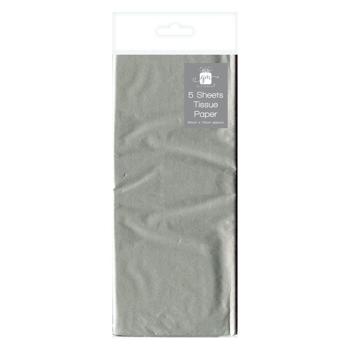 Cerf-volant, papier de soie couleur argent, 5 pcs.
