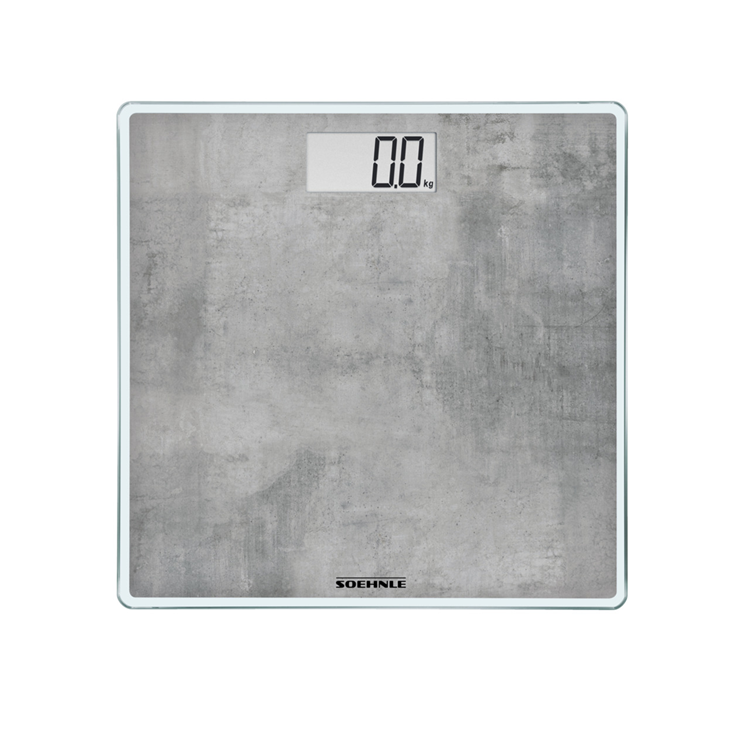 Pèse-personne Soehnle 63882 digital style sense compact 300, aspect béton