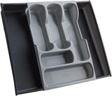 Range-couverts Curver réglable anthracite