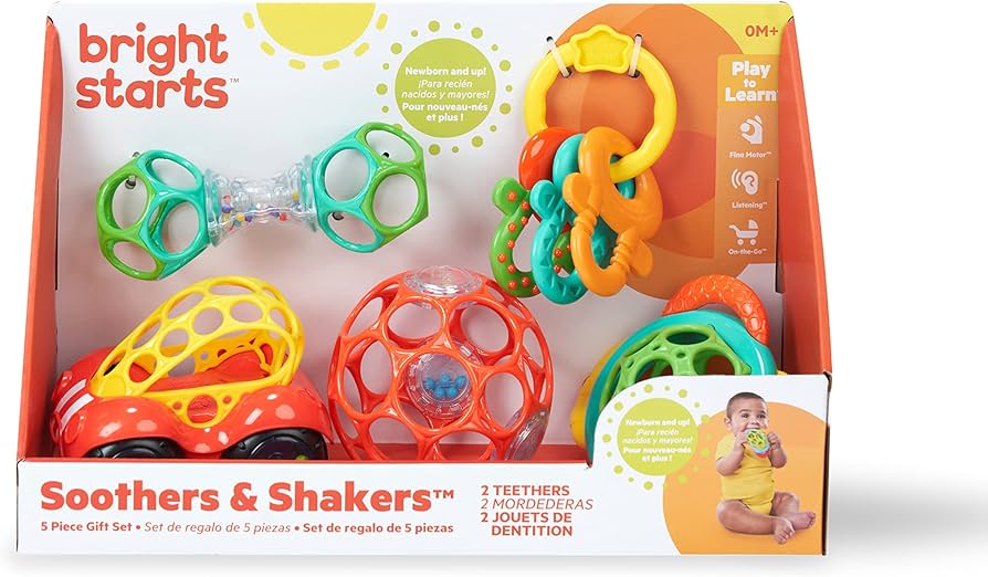 Oball coffret cadeau sucettes shakers - - à partir de 0 mois