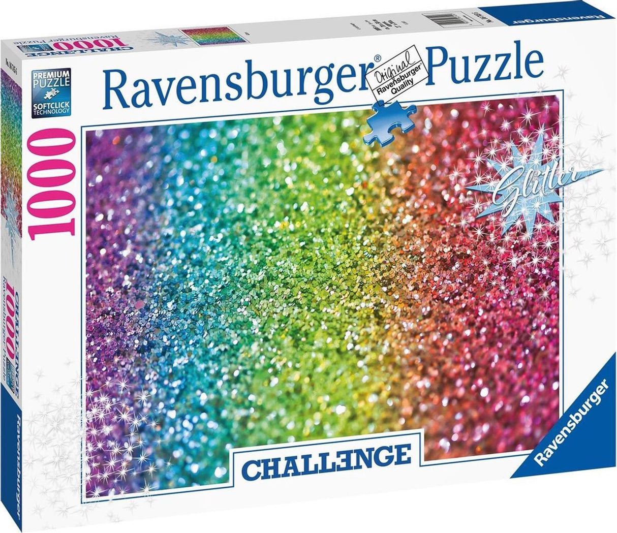Ravensburger puzzle paillettes - puzzle - défi 1000 pièces
