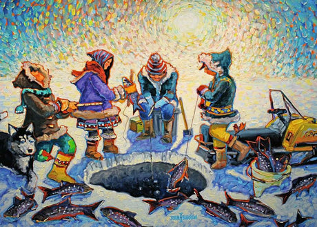 Ravensburger puzzle pêche sur glace 1000 pcs