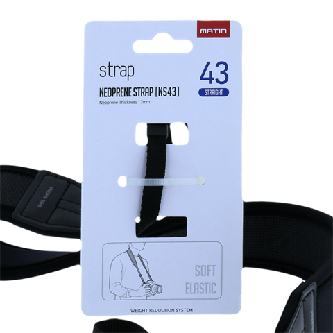 Matin ceinture de luxe droite néoprène 43 mm m-6753h