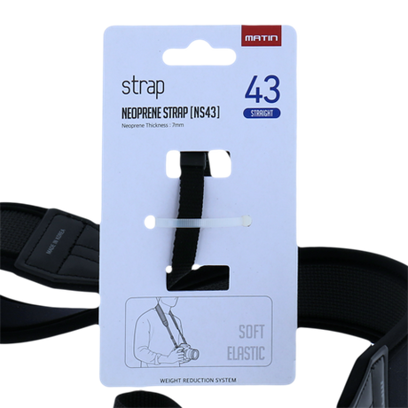 Ceinture de Matin de Luxe Néoprène droit 43 mm M-6753H