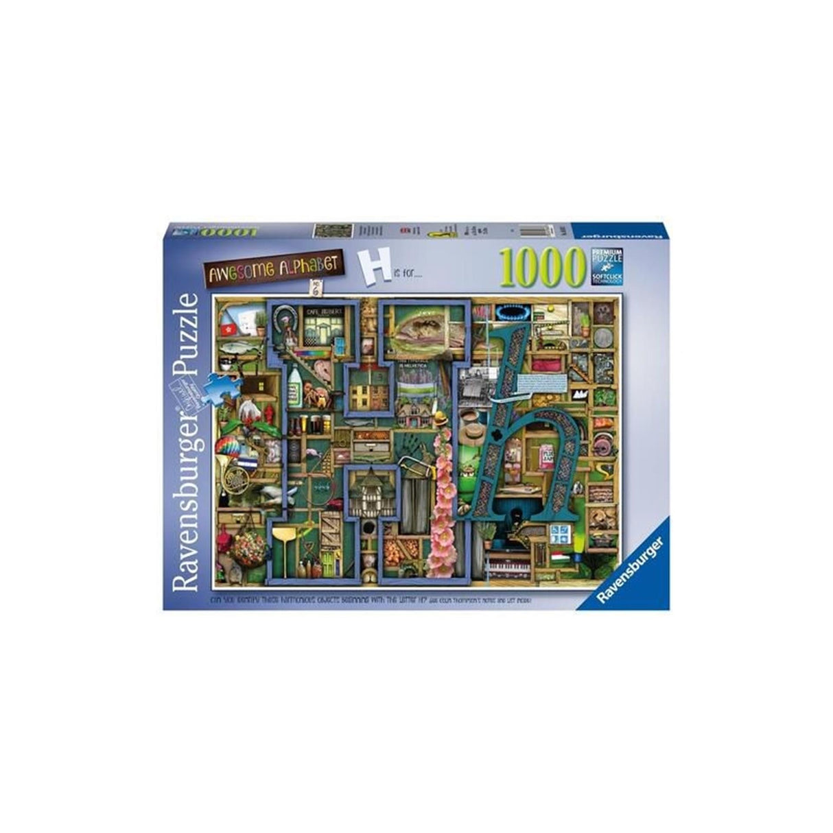 Ravensburger puzzle 1000 pcs Alphabet de Thompson